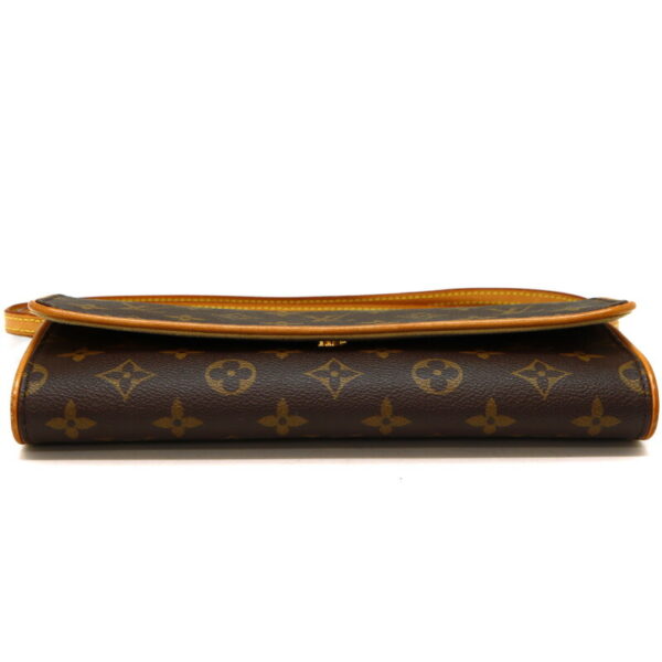 1268 5 Louis Vuitton Pochette Twin GM Shoulder Bag Monogram Canvas Brown