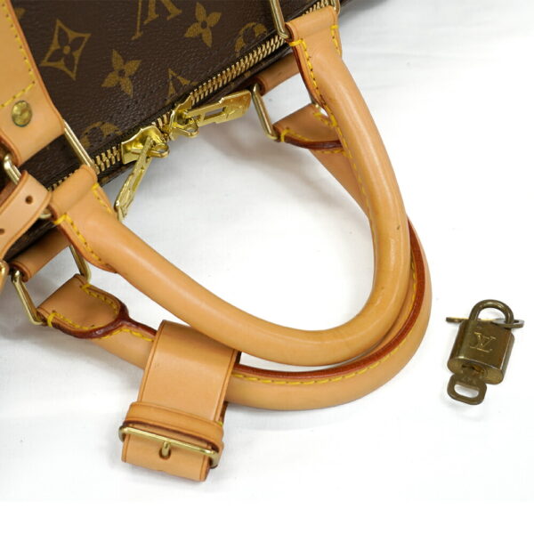 13261 6 Louis Vuitton Keepall Bandouliere 55 Bag Monogram Brown