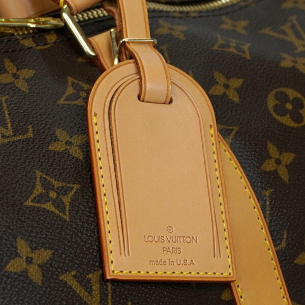 13261 7 Louis Vuitton Keepall Bandouliere 55 Bag Monogram Brown