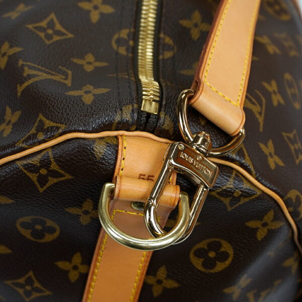 13261 9 Louis Vuitton Keepall Bandouliere 55 Bag Monogram Brown