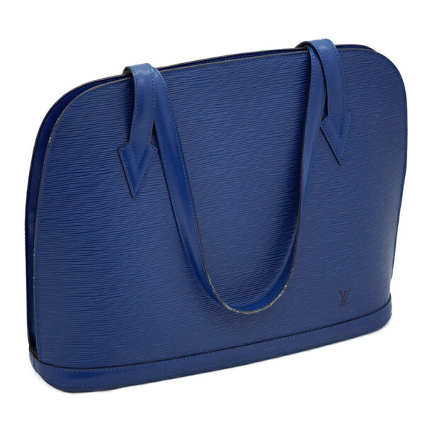 13322 1 Louis Vuitton Russac Handbag Epi Toledo Blue