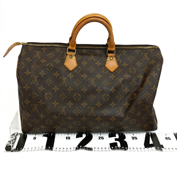 13324 1 Louis Vuitton Speedy 40 Handbag Monogram Brown