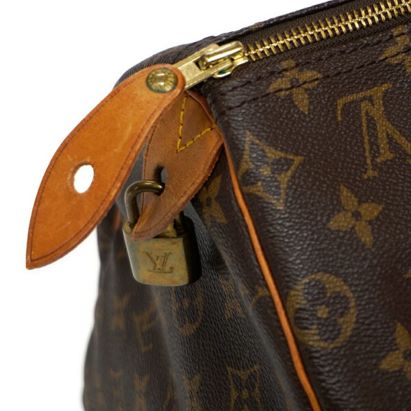 13324 9 Louis Vuitton Speedy 40 Handbag Monogram Brown