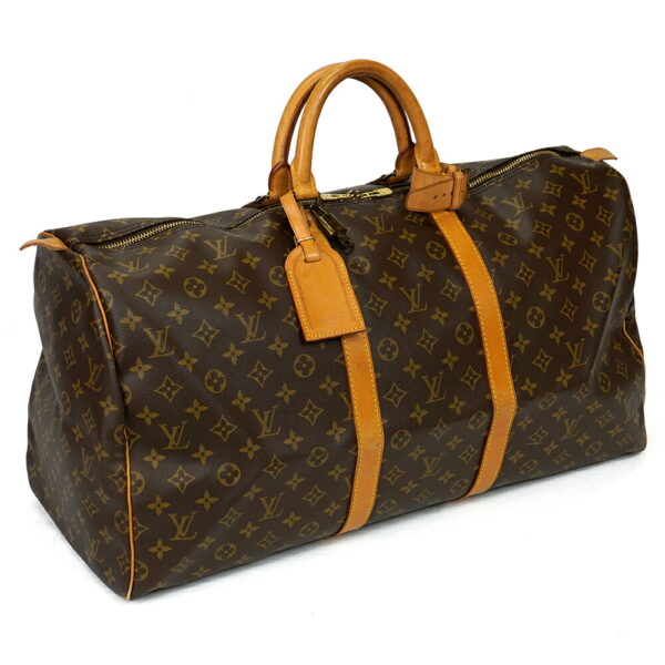 13330 Louis Vuitton Keepall 55 Bag Monogram Brown