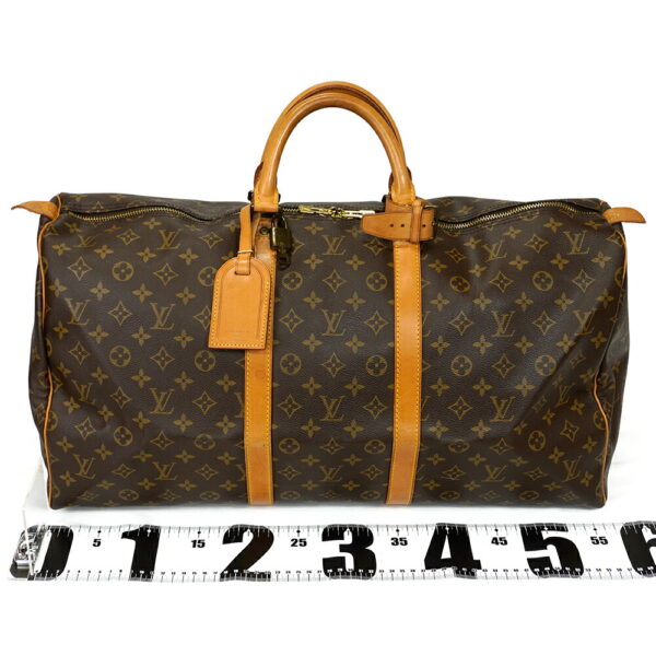 13330 1 Louis Vuitton Keepall 55 Bag Monogram Brown