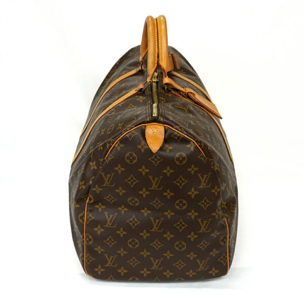 13330 2 Louis Vuitton Keepall 55 Bag Monogram Brown