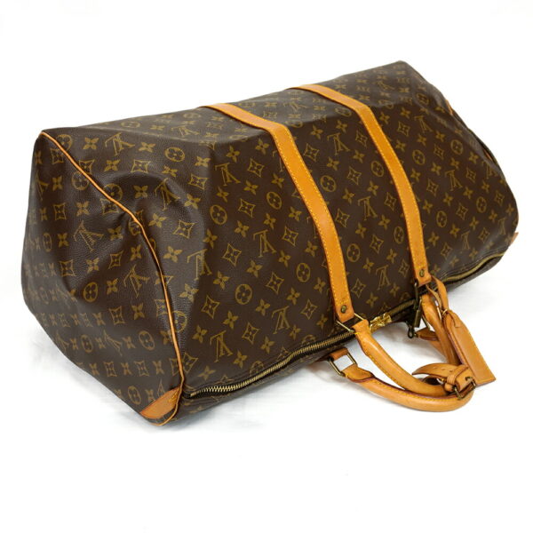 13330 3 Louis Vuitton Keepall 55 Bag Monogram Brown