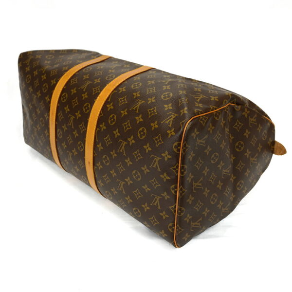 13330 4 Louis Vuitton Keepall 55 Bag Monogram Brown