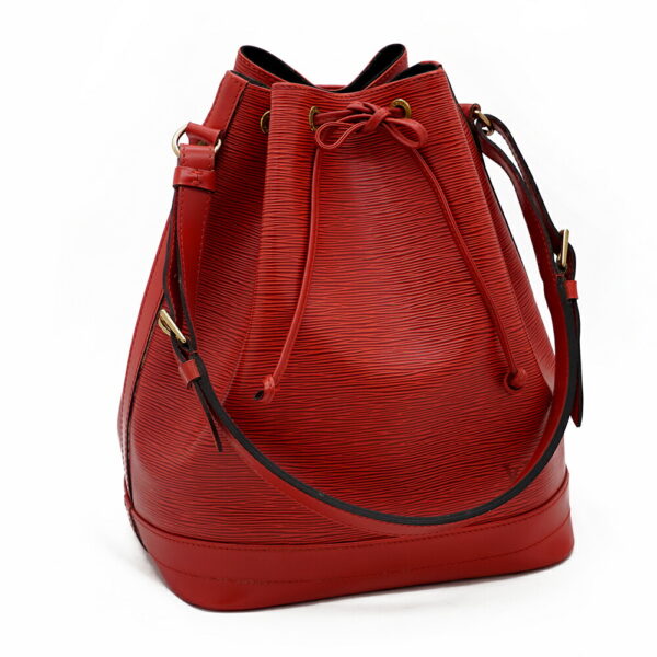 13337 Louis Vuitton Noe Shoulder Bag Epi Red