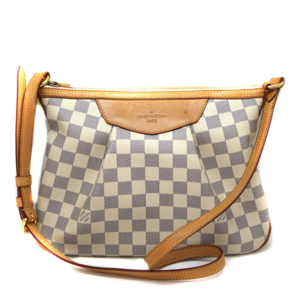 134 1 Louis Vuitton Syracuse PM Damier Canvas Shoulder Bag White