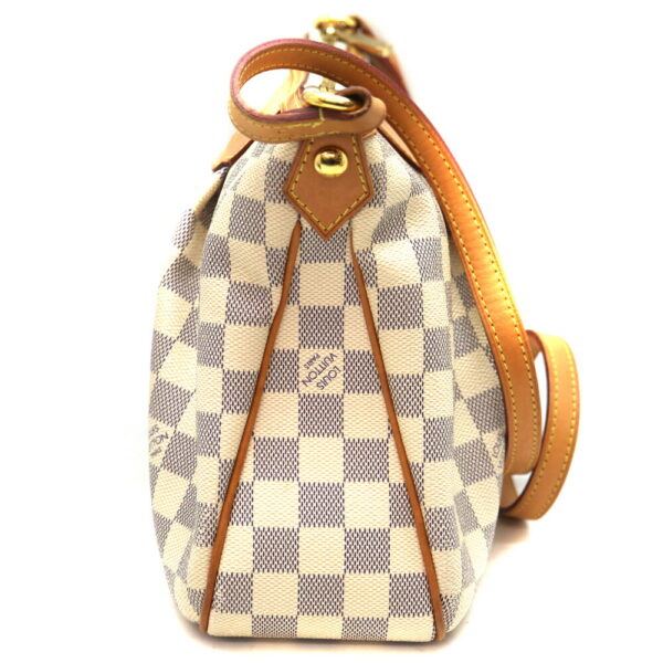 134 3 Louis Vuitton Syracuse PM Damier Canvas Shoulder Bag White