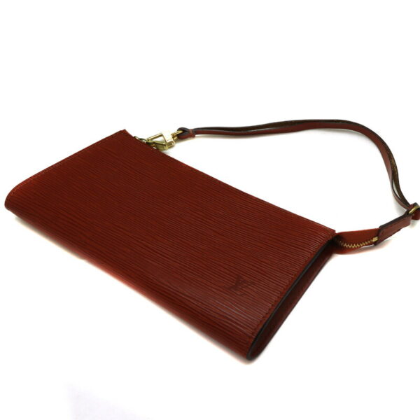 1340 1 Louis Vuitton Pochette Accessoire Pouch Epi Leather Kenya Brown