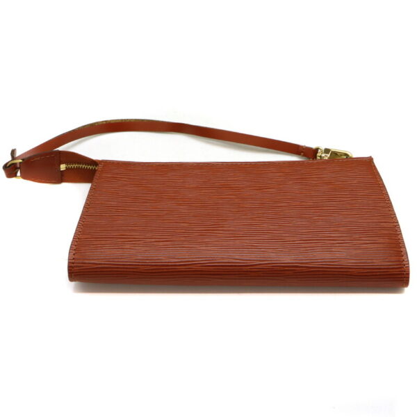 1340 2 Louis Vuitton Pochette Accessoire Pouch Epi Leather Kenya Brown