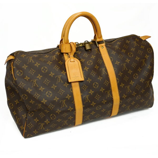 13464 Louis Vuitton Keepall 50 Bag Monogram Brown