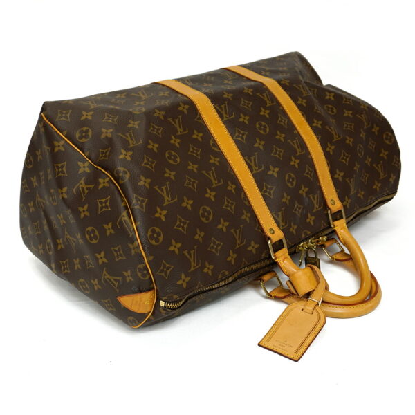 13464 3 Louis Vuitton Keepall 50 Bag Monogram Brown