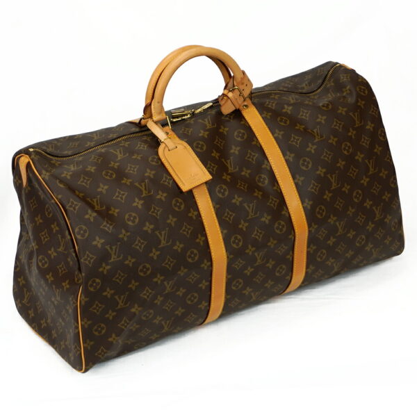 13488 Louis Vuitton Keepall 60 Bag Monogram Brown