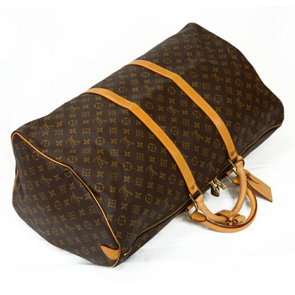 13488 3 Louis Vuitton Keepall 60 Bag Monogram Brown