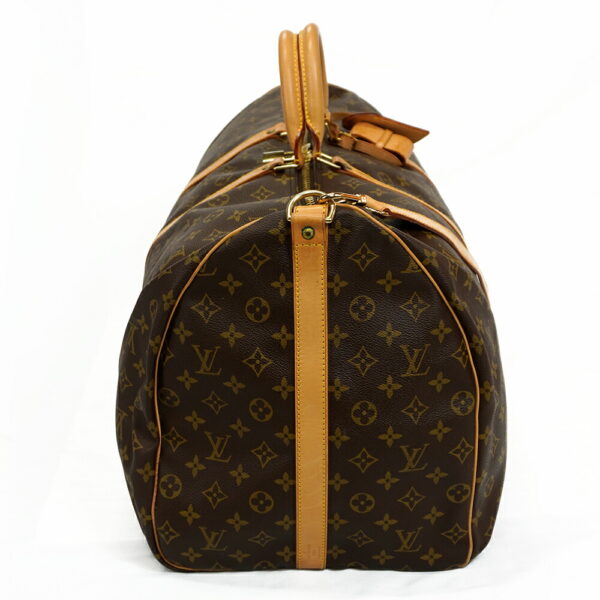 13503 2 Louis Vuitton Keepall Bandouliere 60 Bag Monogram Brown