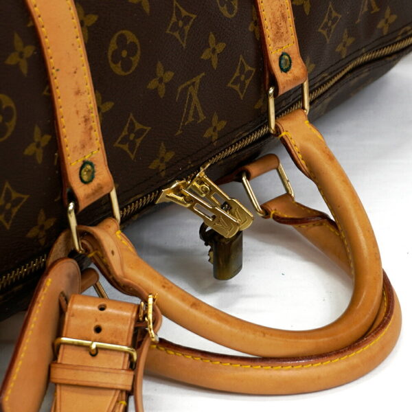 13503 6 Louis Vuitton Keepall Bandouliere 60 Bag Monogram Brown