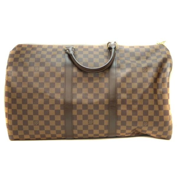 1353 1 Louis Vuitton Keepall 50 Bag Damier Canvas Ebene Brown