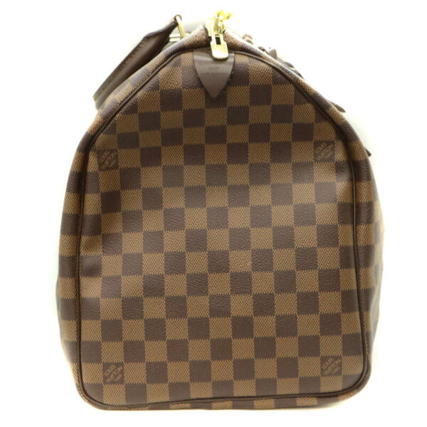 1353 3 Louis Vuitton Keepall 50 Bag Damier Canvas Ebene Brown