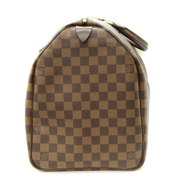 1353 4 Louis Vuitton Keepall 50 Bag Damier Canvas Ebene Brown