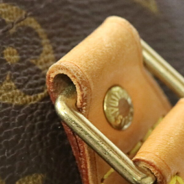 1356 11 Louis Vuitton Speedy 25 Handbag Monogram Canvas Brown