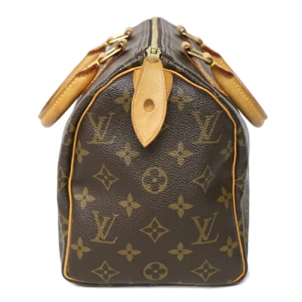 1356 2 Louis Vuitton Speedy 25 Handbag Monogram Canvas Brown