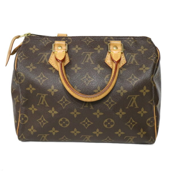 1356 3 Louis Vuitton Speedy 25 Handbag Monogram Canvas Brown