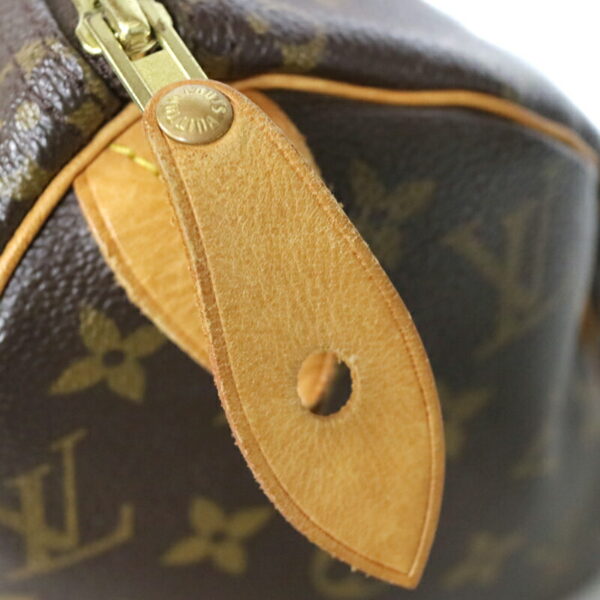 1356 8 Louis Vuitton Speedy 25 Handbag Monogram Canvas Brown