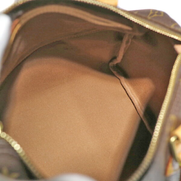 1356 9 Louis Vuitton Speedy 25 Handbag Monogram Canvas Brown