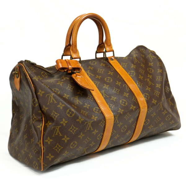 13619 Louis Vuitton Keepall 50 Hand Bag Monogram Brown