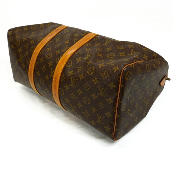 13619 4 Louis Vuitton Keepall 50 Hand Bag Monogram Brown