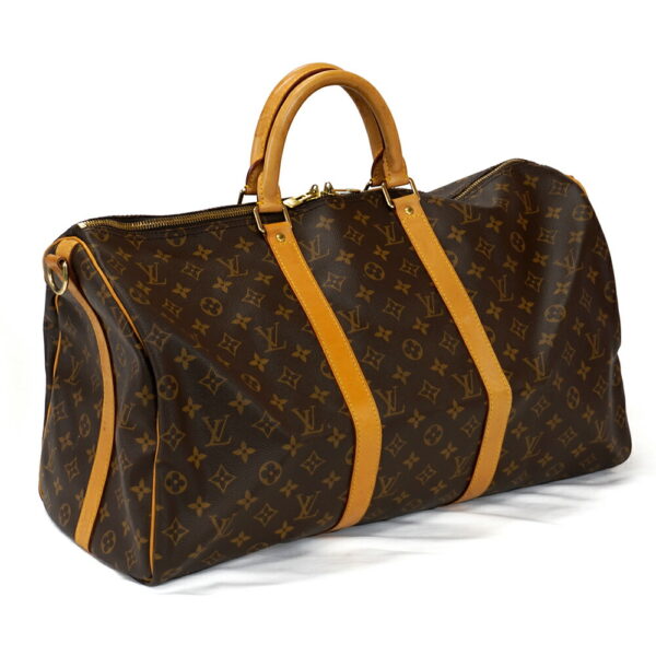 13625 Louis Vuitton Keepall Bandouliere 50 Bag Monogram Brown