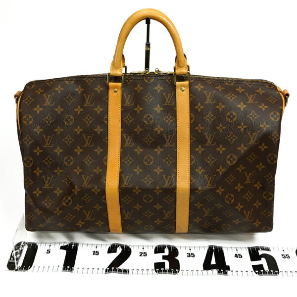 13625 1 Louis Vuitton Keepall Bandouliere 50 Bag Monogram Brown