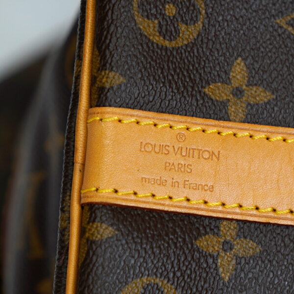 13625 6 Louis Vuitton Keepall Bandouliere 50 Bag Monogram Brown