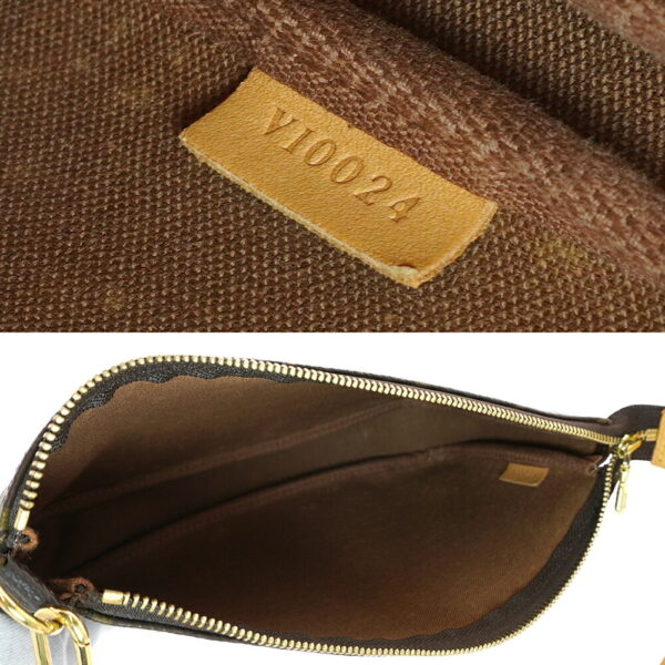 1366 00 Louis Vuitton Pochette Accessoire Monogram Handbag Brown