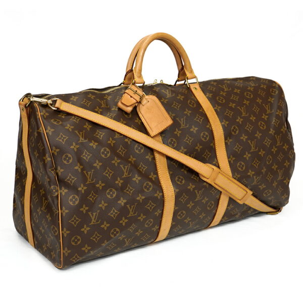 13673 Louis Vuitton Keepall Bandouliere 60 Bag Monogram Brown