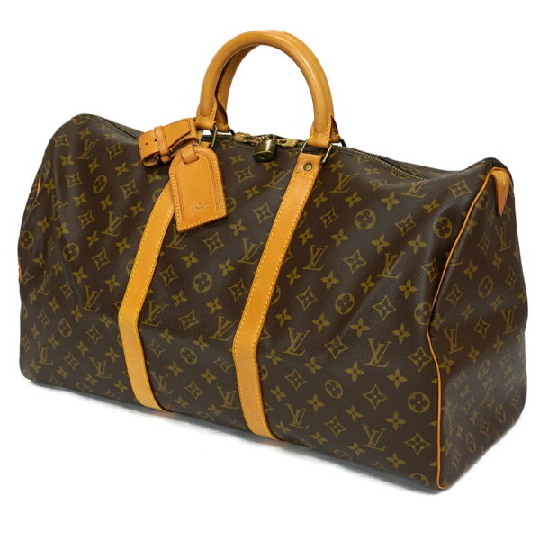 13675 Louis Vuitton Keepall 50 Bag Monogram Brown