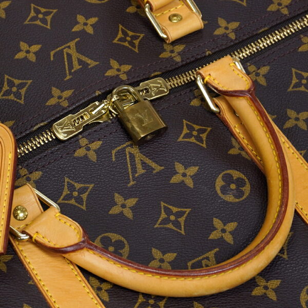 13677 5 Louis Vuitton Keepall 50 Bag Monogram Brown