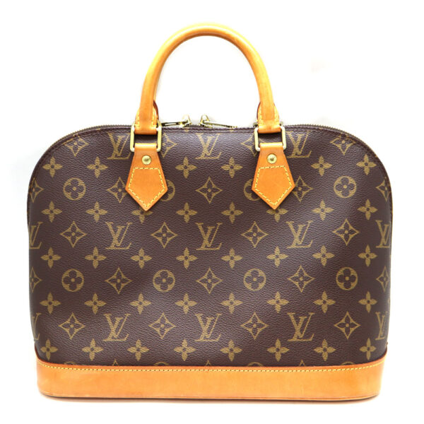 1368 1 Louis Vuitton Alma Handbag Monogram Brown