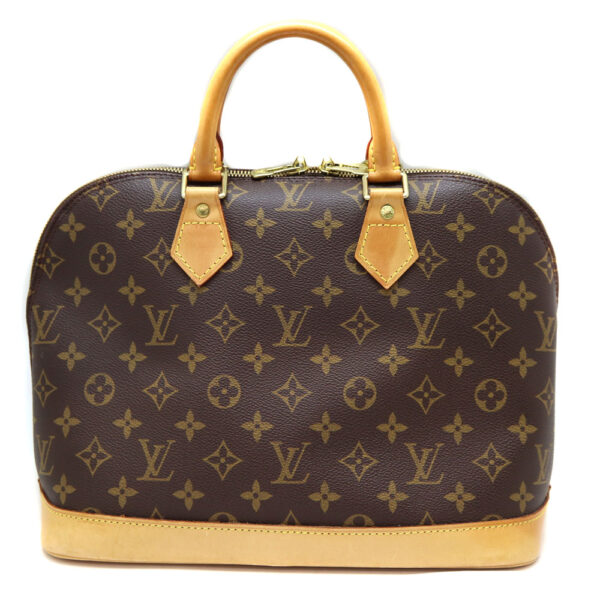 1368 2 Louis Vuitton Alma Handbag Monogram Brown