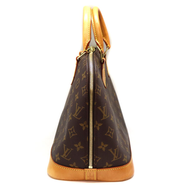 1368 3 Louis Vuitton Alma Handbag Monogram Brown