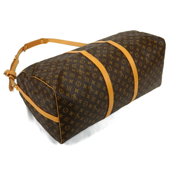 13680 3 Louis Vuitton Keepall Bandouliere 60 Bag Monogram Brown