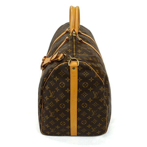 13680 4 Louis Vuitton Keepall Bandouliere 60 Bag Monogram Brown