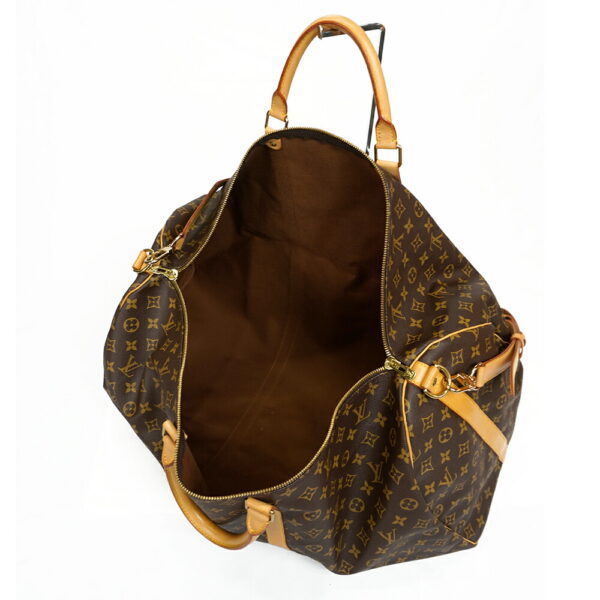 13680 5 Louis Vuitton Keepall Bandouliere 60 Bag Monogram Brown