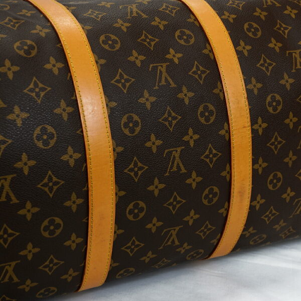 13680 8 Louis Vuitton Keepall Bandouliere 60 Bag Monogram Brown