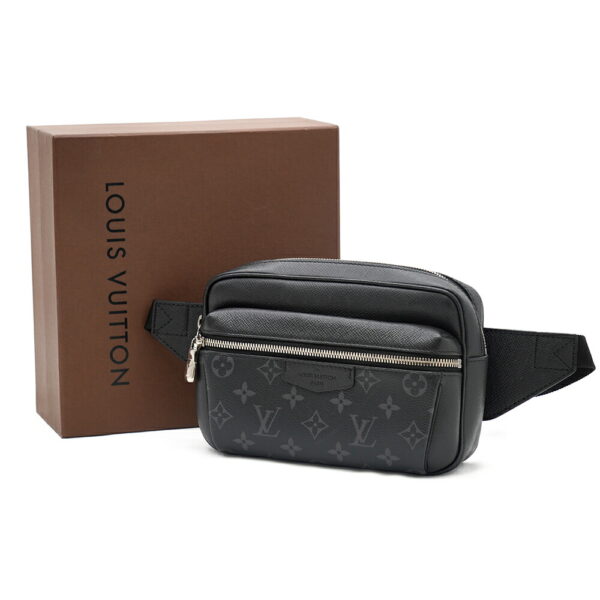 13749 Louis Vuitton Taigarama Bum Bag Monogram Eclipse Black