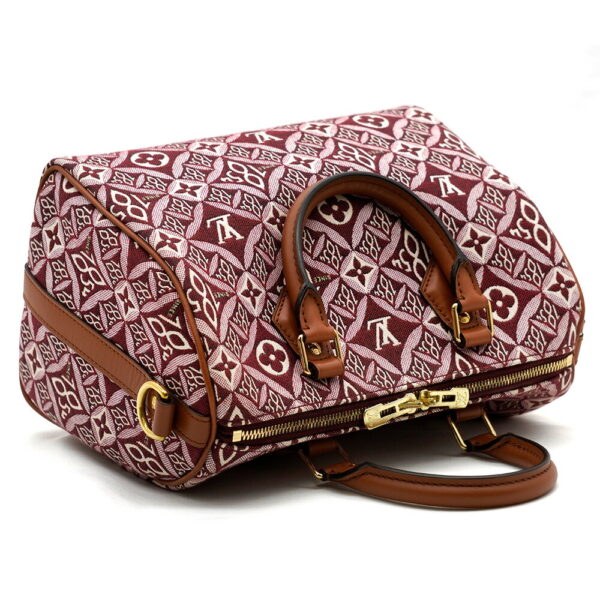 13750 3 Louis Vuitton Speedy Bandouliere 25 Bag Bordeaux