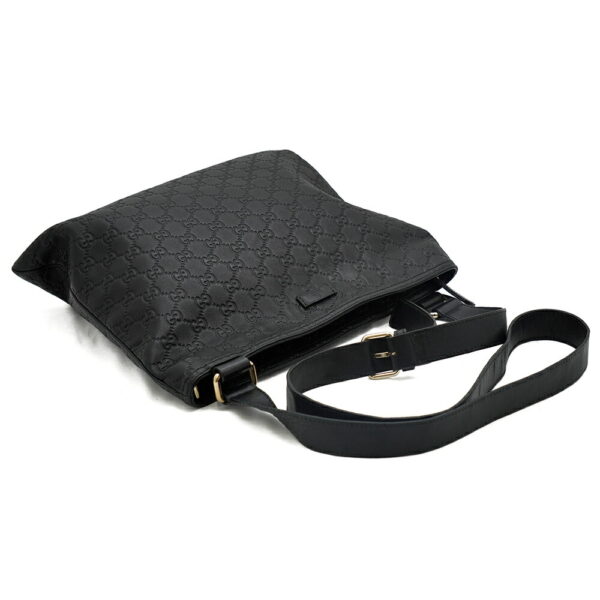 13892 3 Gucci Guccisima Shoulder Bag Black